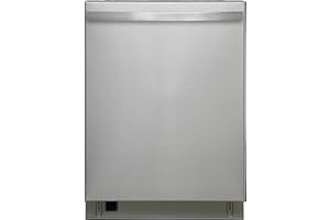 Kenmore 24" Built-In Dishwasher - Quiet Tub with TurboDry, Leak, & SmartWash Soil Detection - 15 Place Settings - 49 DBA - ENERGY STAR Certified - Fingerprint Resistant Stainless Steel
