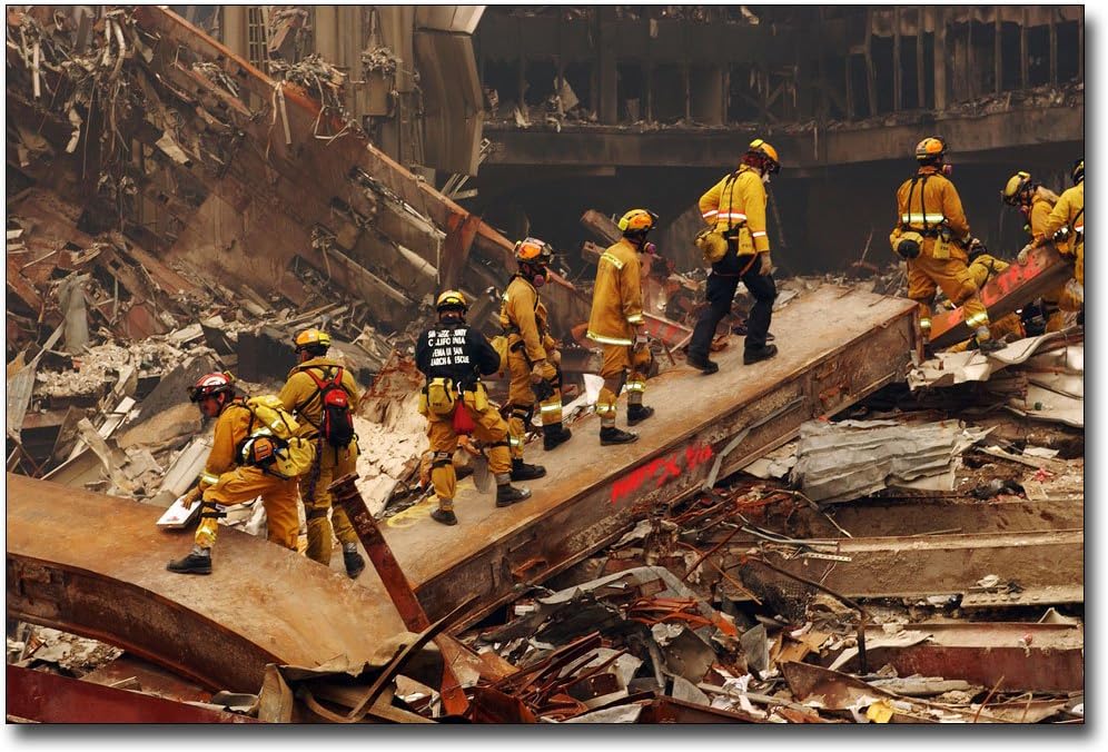 World Trade Center Ground Zero Deputy Chief Fireman Silver Halide Photo
