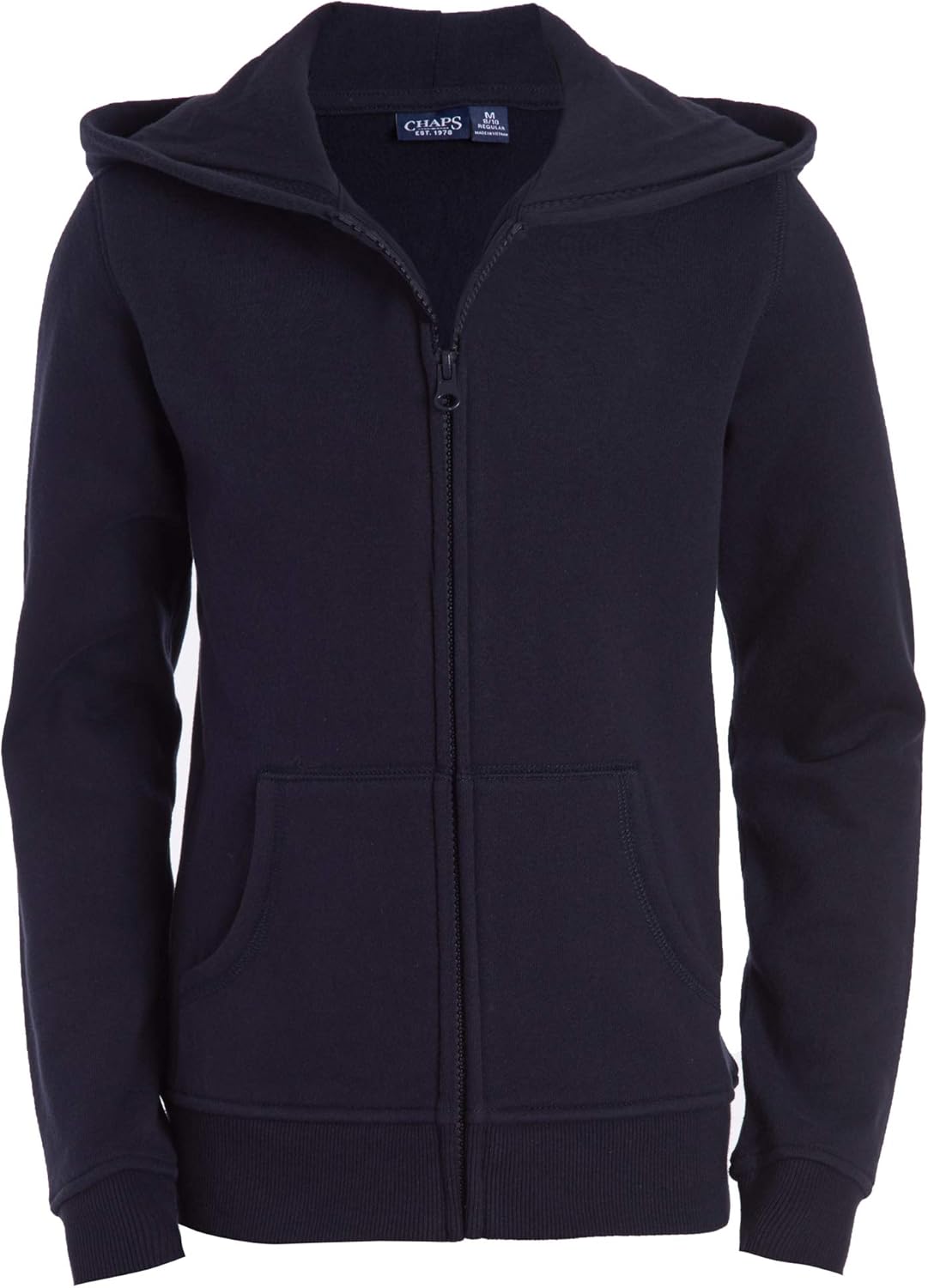 Chaps Girl's School Uniform Half Cable Cardigan: Clothing