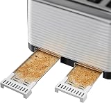 Russell Hobbs Inspire 4 Slice Toaster Extra Wide Slots 1800W White view 5