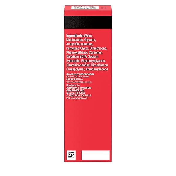 NEUTROGENA STUBBORN TEXTURE RESURFACING SERUM WITH 10% NIACINAMIDE & 4% NEOGLUCOSAMINE DESIGNED FOR ACNE-PRONE, IMPROVES UNEVEN SKIN TONE & REFINES TEXTURE, FRAGRANCE-FREE, 1 FL. OZ