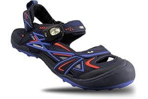 Gold Pigeon Shoes Kids TOE GUARD Easy Snap Lock Closed Toe Athlete Sandals