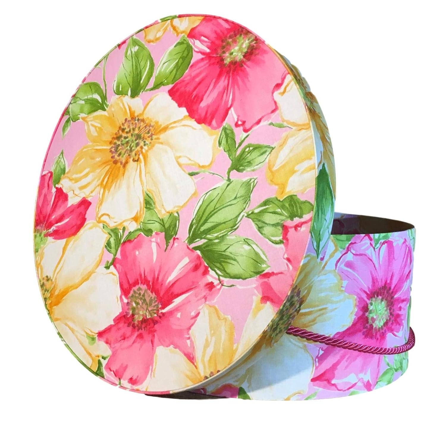 large vintage hat box