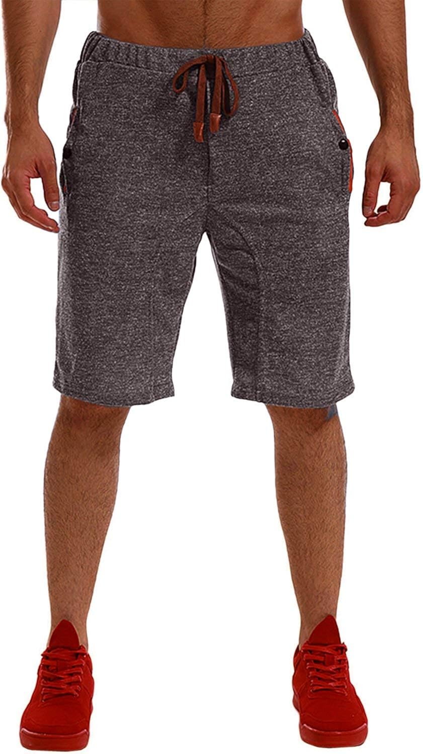 HMIYA Cord Shorts Herren - Baumwolle Bermuda Shorts Mit Elastischem Bund
