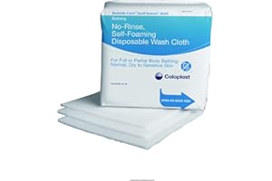 Bedside-Care EasiCleanse Bath Wipe or Washcloth 7-9/10 x 7-9/10" 7055, 1 Pack 30 Wipes
