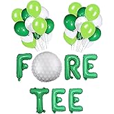 100% LIKED Fore Tee Balloon Banner - 40th Birthday Golf Theme Party Decor