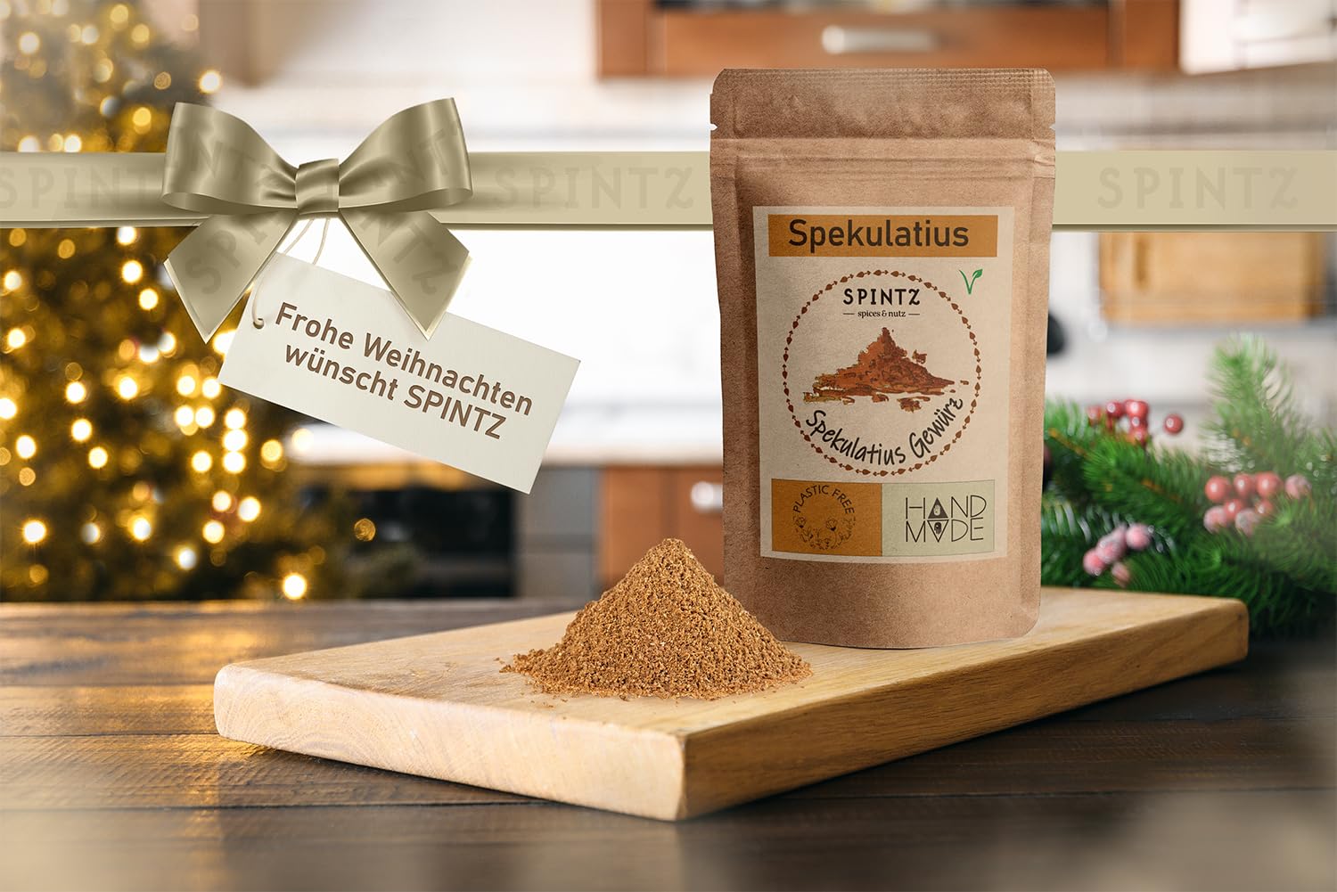 SPINTZ® 200g Spekulatiusgewürz | Weihnachtsgewürz zum Backen von Spekulatius Keksen | Gewürz Spekulatius aus feinsten Zutaten 3