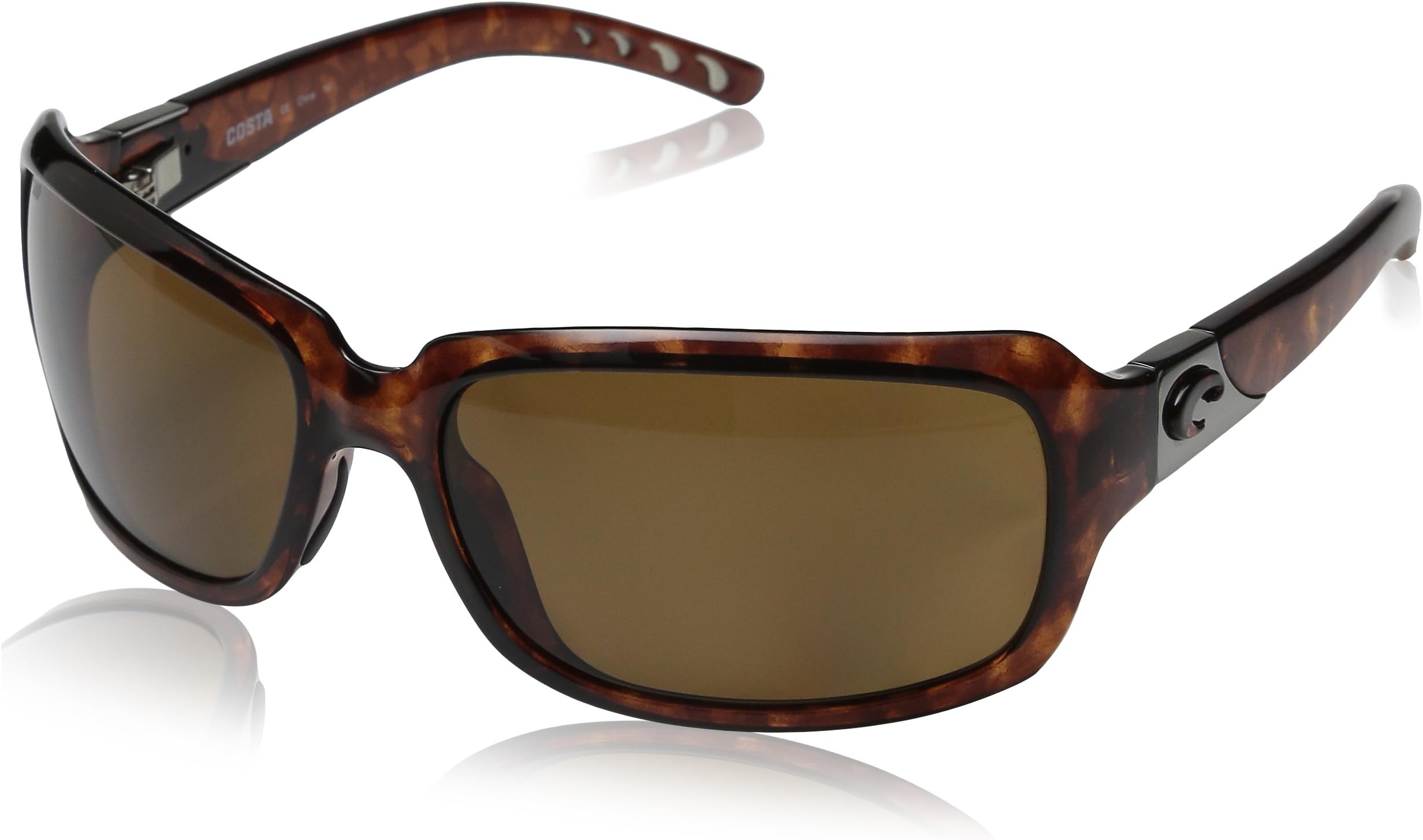 Hammock Polarized Sunglasses - Costa 580 Polycarbonate Lens - Women's Tortoise/Copper, One Size
