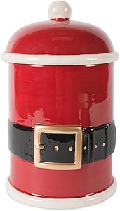 DII CAMZ10690 Christmas Ceramic Treat Storage Lid, 6