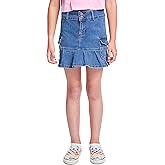 YMI Girls YMI Girls Cargo Pleated Denim Mini Skirt