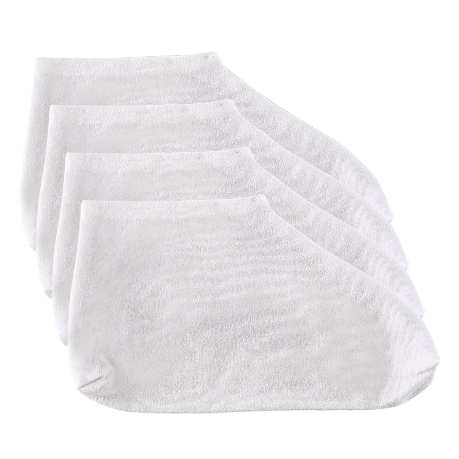 Hotop 3 Pairs Cotton Socks Lotion Absorbing Moisturizing Socks Spa Socks for Dry Feet, White : Beauty