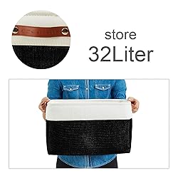 DECOMOMO Storage Bins | Fabric Storage Basket for