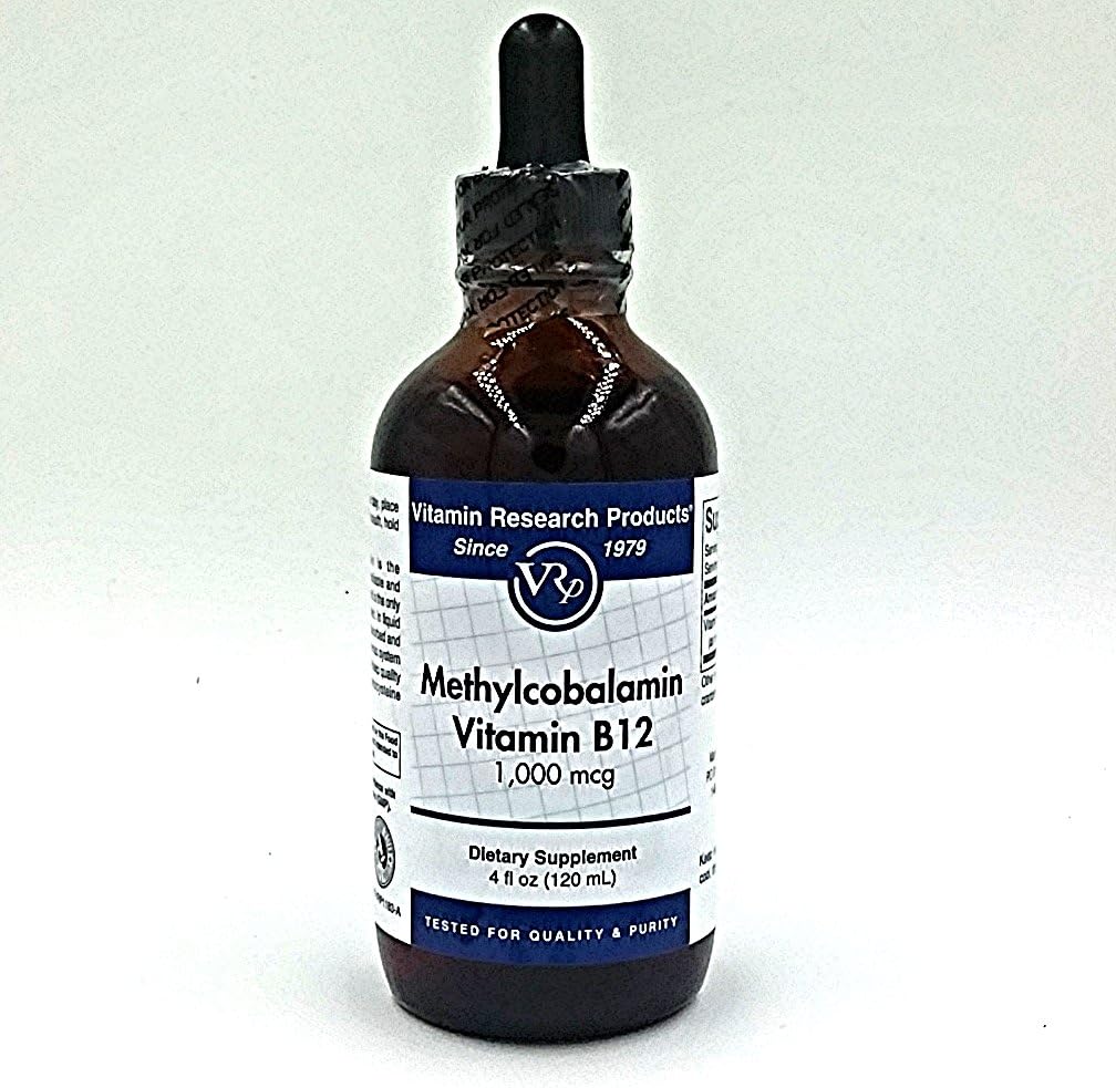B12 Vitamin (Methylcobalamin) Sublingual Liquid (4oz 1000mcg per ml)