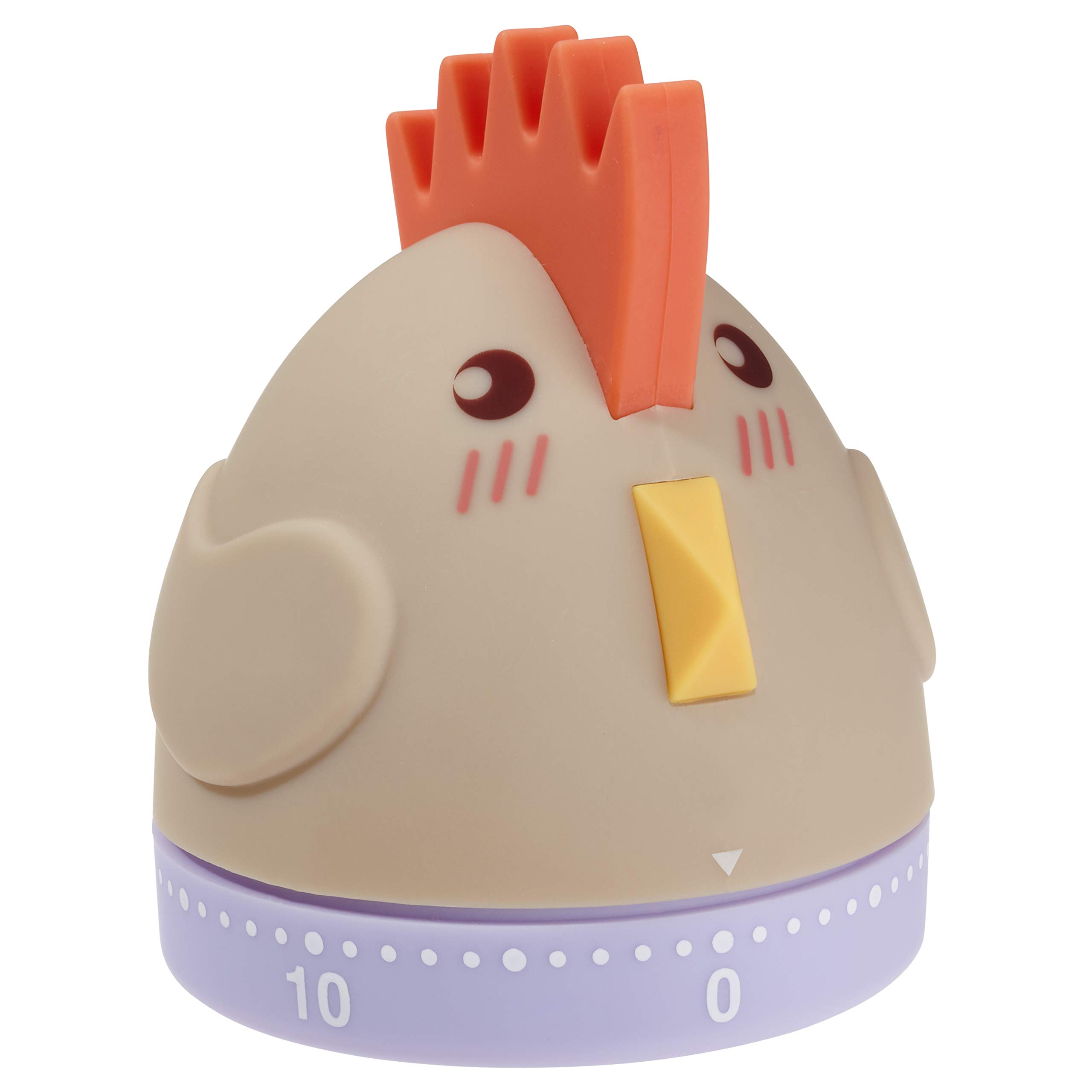TFA Dostmann HAHN Kitchen Alarm Clock 38.1040 Mechanical Timer Egg Timer Funny Plastic L 62 x W 60 x H 73 mm