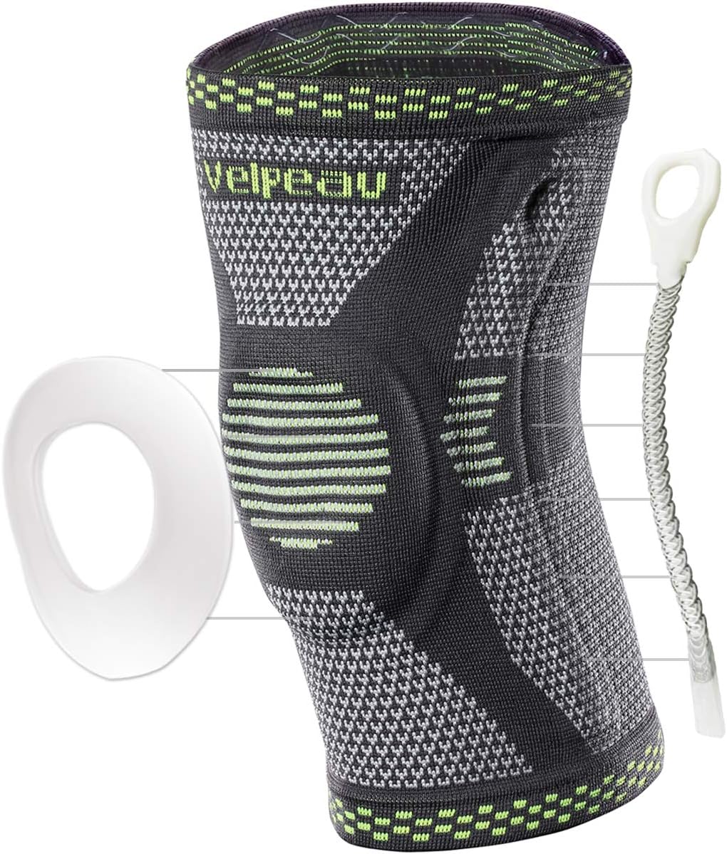 Velpeau Knee Brace Best Knee Support with Patella Gel Pads & Side