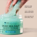 PraNaturals Dead Sea Salt Body Scrub 500G Mango Kiwi – Vegan & Cruelty Free view 4
