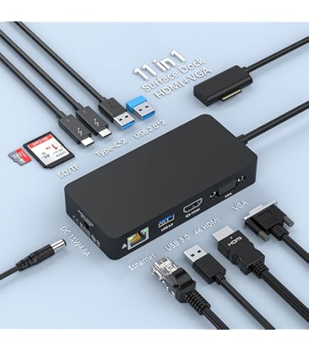 Amazon.com: Microsoft Surface Dock 2 (Renewed) : Electronics