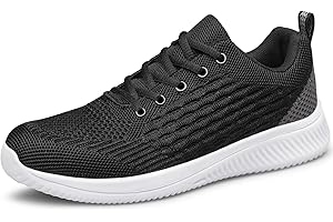 AMANSSE Men's Walking Shoes Lightweight Non-Slip Sneakers for Workout,Tennis,and Daily Comfort