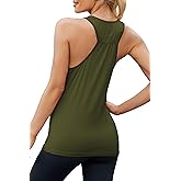 Bestisun Long Workout Sports Tank Tops Racerback Yoga Athletic Shirts for Women