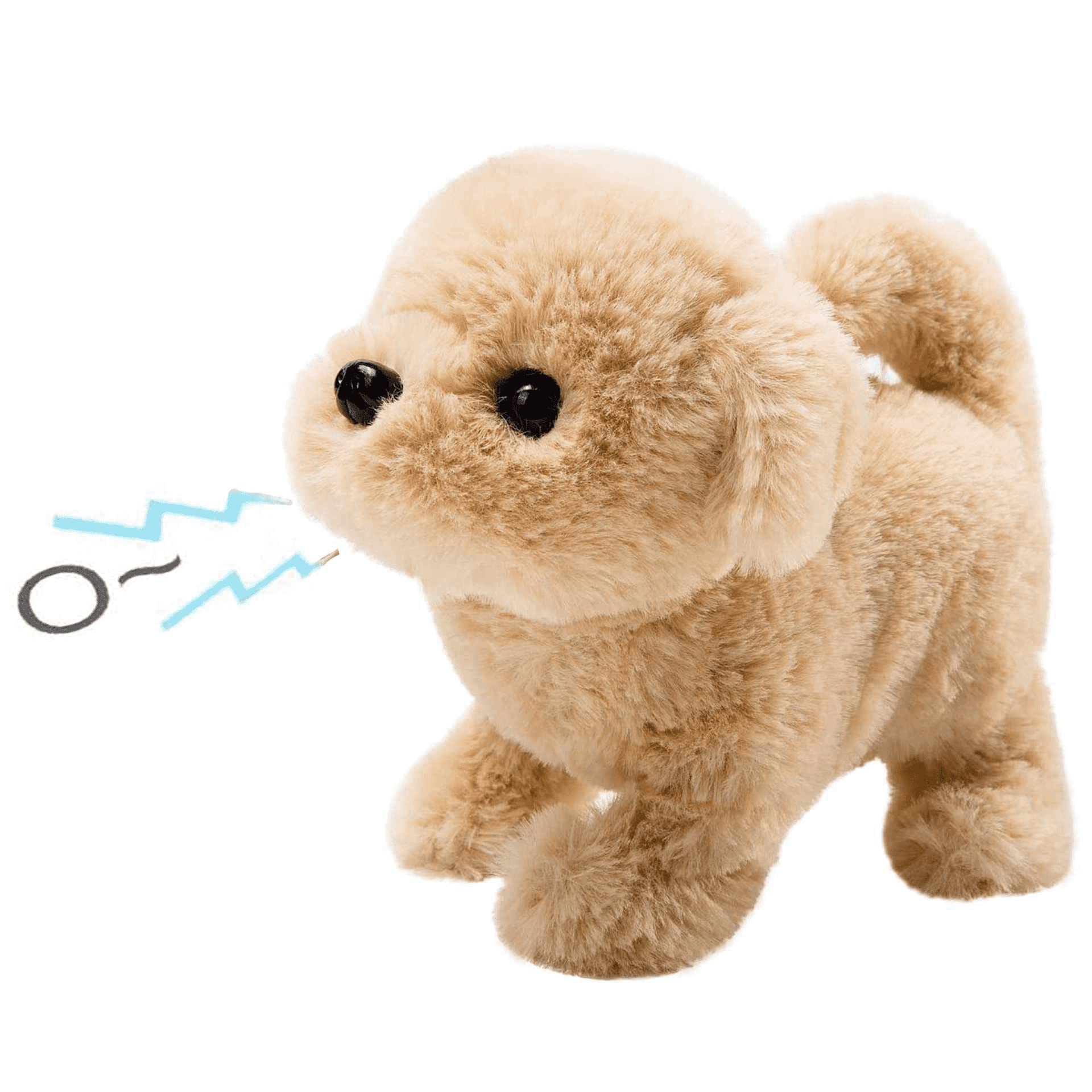 Photo 1 of SANGKN Toy Dog, Toy Dogs That Walk and Bark, Puppy Toys for Kids, Battery Realistic Barking Dog Toy Walking Electronic Pets Girls(Golden Retriever)