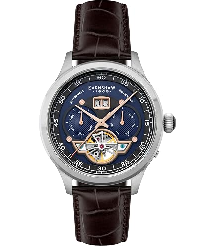 NWT Thomas Earnshaw Beaufort Anatolia Blue Dial Men\'s Watch Thomas Earnshaw Beaufort Anatolia Automatic Rose Gold Blue  main image 4
