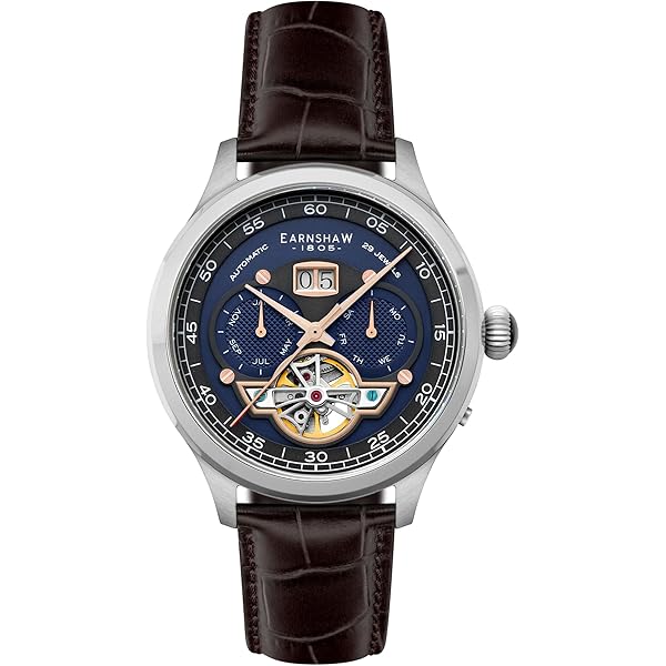 Amazon.com: Thomas Earnshaw Men's 42mm Longitude Shadow Automatic