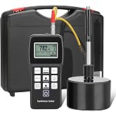 Helivivfy Metal Hardness Tester - Portable Hardness Tester Kit with Test Block,Pen Type Richter Hardness Tester,Rockwell Metal Hardness Meter