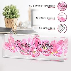 Custom Office Name Plate for Desk - Desk Name Plate