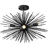 ZIRALIO Black Sputnik Chandelier Modern Dining Room