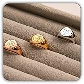 Zodiac Ring - Signet Ring Men - Zodiac Signet Ring in Silver, Gold, Rose Gold - Scorpio Ring Personalized Birthday Gift for Boyfriend