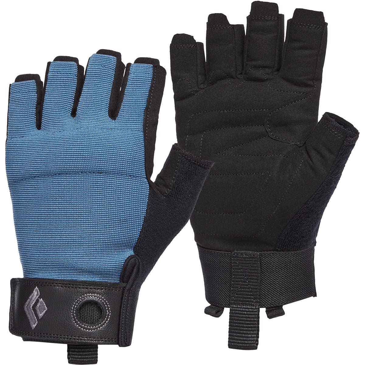 Black Diamond Unisex CRAG HALF-FINGER GLOVES Kletter-Handschuhe, Klettersteig, Astral Blue, S