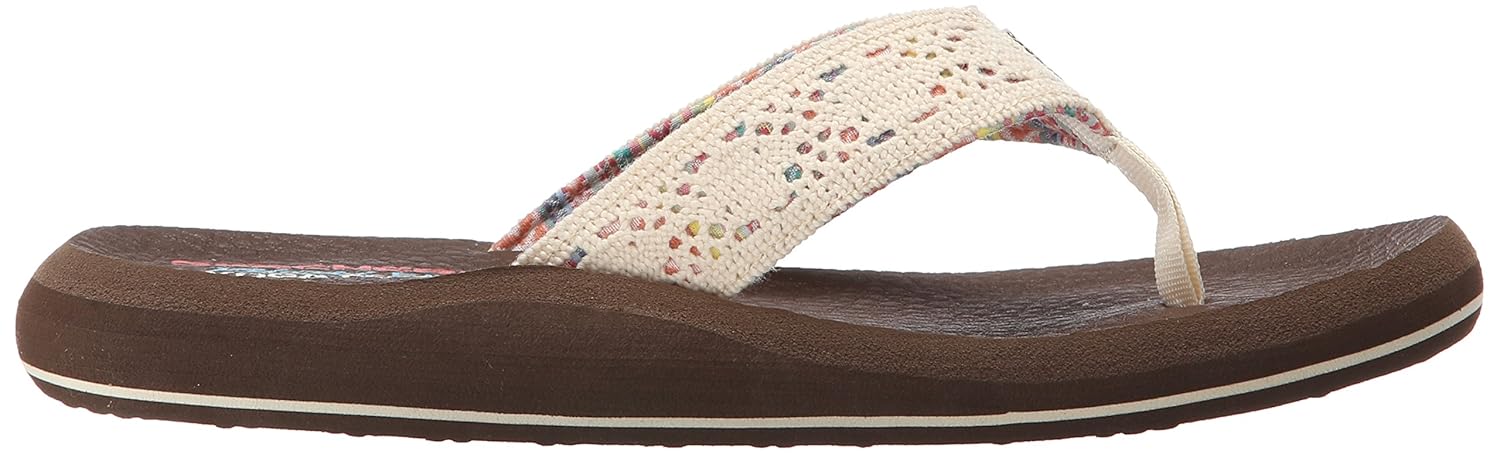 skechers women's cali asana flip flop sheos