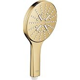 GROHE Rainshower Smartactive Hand Shower-3 Sprays, 1.75 gpm, Brushed Cool Sunrise