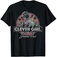 Jurassic Park Vintage T-Rex Break Out Graphic Maglietta