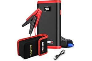 GREPRO Booster Pack Jump Starter, 2000A Car Battery Booster Jump Starter Portable for Up to 8.0L Gas or 6.5L Diesel Engines,1