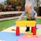 KandyToys Sand and Water Table with Lid and Accessories Kids Outdoor Play view 7