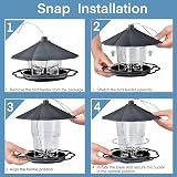 WLLKOO Bird Feeder Plastic Outdoor Hanging Bird Feeder 20 cm 40 oz view 4