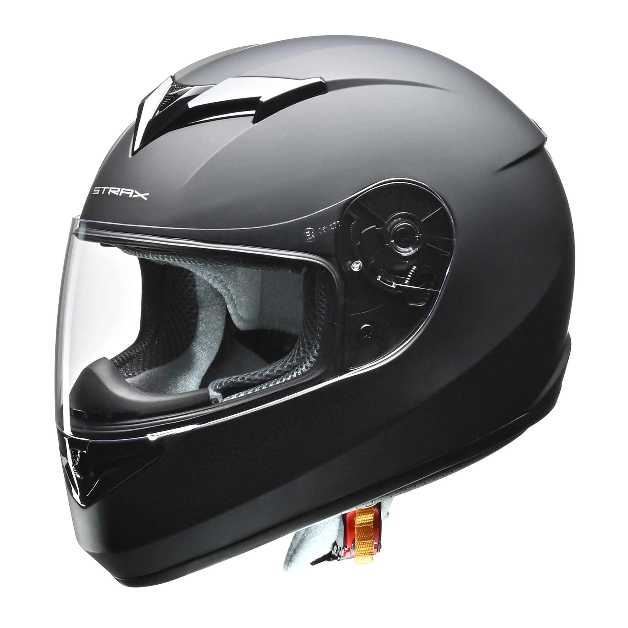 リード工業(LEAD) バイクヘルメット フルフェイス STRAX マットブラック Mサイズ(57-58cm未満) SF-12商品画像
