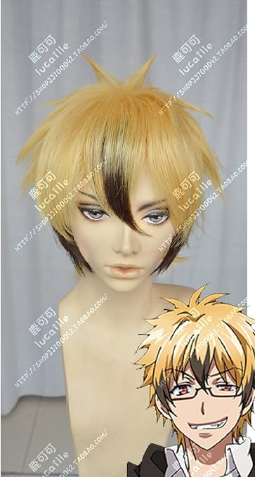 Amazon 耐熱コスプレウィッグ Servamp サーヴァンプ ハイド 強欲 Hydeかつら 変装用cosplay Wig おまけ コスプレ 仮装 通販