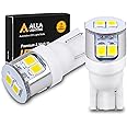 Alla Lighting 194 168 LED Bulbs, Newest T10 Wedge Super Bright 12V 2825 W5W 175 White License, Interior Map Dome Trunk Lights, 2835 8-SMD 6000K Xenon LED Lamps Replacement