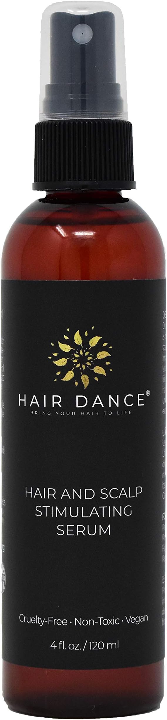 Hair Growth Stimulator for Thicker, Faster Hair Growth, & Healthy Scalp. Research-Based Caffeine, L-arginine Potent DHT Blocker. Herbal, Hair Loss Treatment 4 ounce by Hair Dance