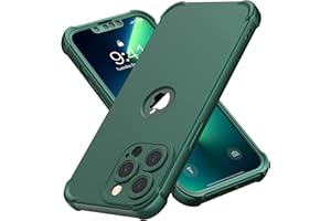 ORETECH for iPhone 13 Pro Max Case, with [2 x Screen Protectors] [10 Ft Military Grade Drop Test] [Camera Protection] 360° Shockproof Slim Thin Phone Case iPhone 13 Pro Max Cover 6.7'' - Green
