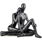 Wisifayardin Large Couple Sculpture Passionate Love Figurine and Statue Valentine's Day Wedding for Her