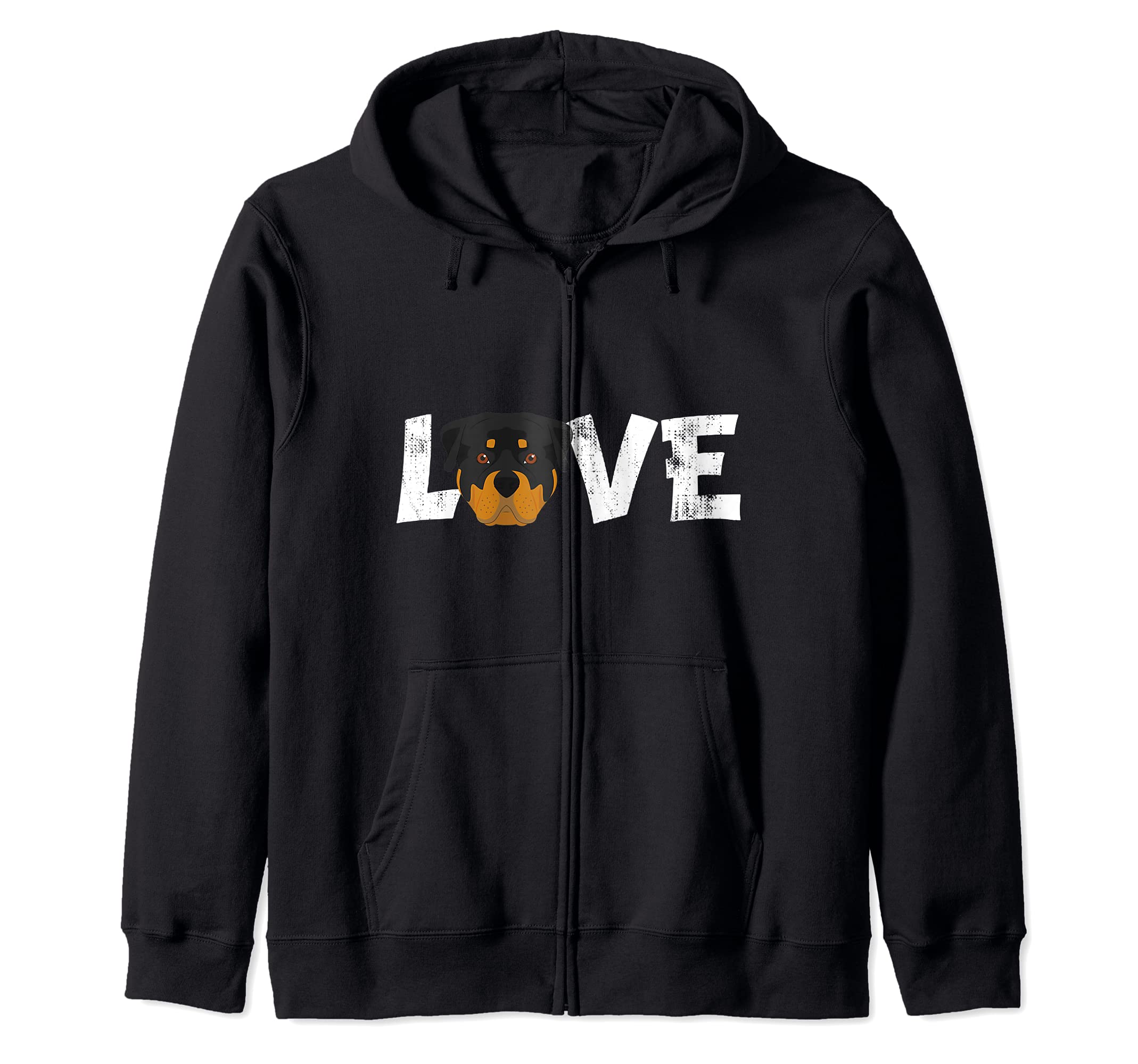 Dog Mom Dog Dad Rottweiler Dog Pet Lover Zip Hoodie