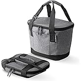 CleverMade Collapsible Insulated Cooler Bag – Leakproof Soft Cooler for Beach, Travel, Car – Bottle Opener
