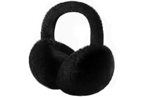 Tavaleu Ear Muffs for Winter Women, Faux Fur Warm Earmuffs Cute Foldable Outdoor Ear Warmers For Women Girls