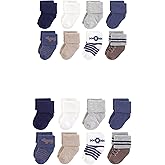 Hudson Baby unisex-baby Grow With Me Cotton Terry Socks