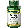 Nature's Bounty Ginkgo Biloba 60 Mg, 200 Capsules (17243)