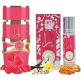 Equivalence Perfume Oil Arabs Roll-On for Women, 0.34 Ounce / 10 ml BOTTLE (10ml, Candy yara)