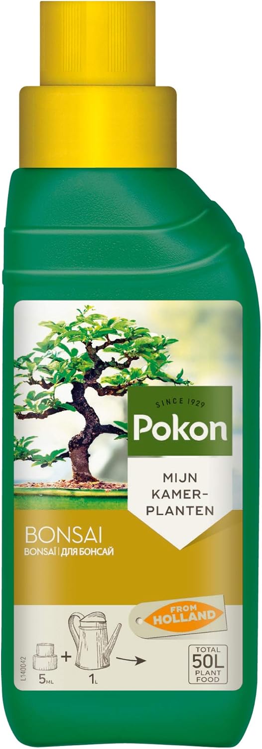 Pokon Bonsai-Flüssigdünger, Premium Spezial-Flüssigdünger, Pflanzennahrung für Bonsai-Bäume, 250 ml